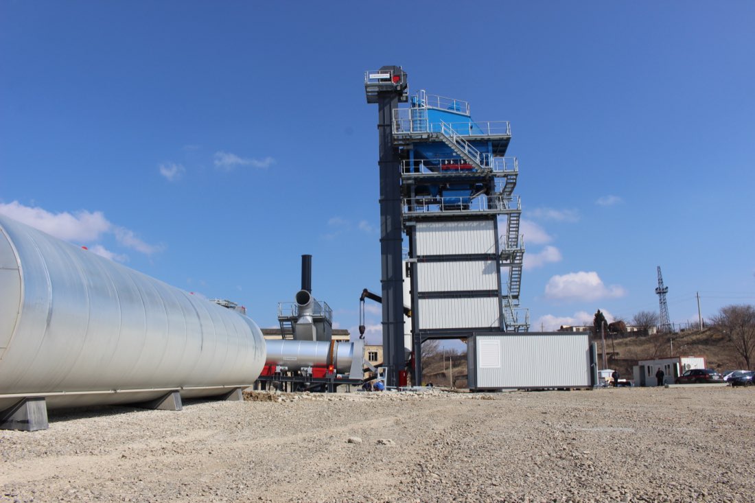 Асфальтовый завод Benninghoven ECO 2000 на базе Georgian Construction Group в Вазиани