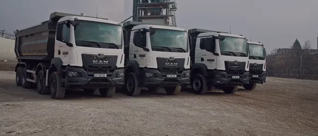 Our MAN fleet, with Tegeta Truck & Bus